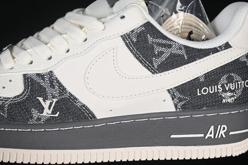 All categories Nk Air Force 1 Air Force series Nk Air Force 1 Low Air Force low-top Nike Air Force 1'07 Low LV joint beige denim Air Force 1 low-top casual sneakers SM6668-110